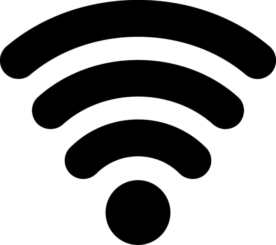 Wifi Signals Icon Design vector