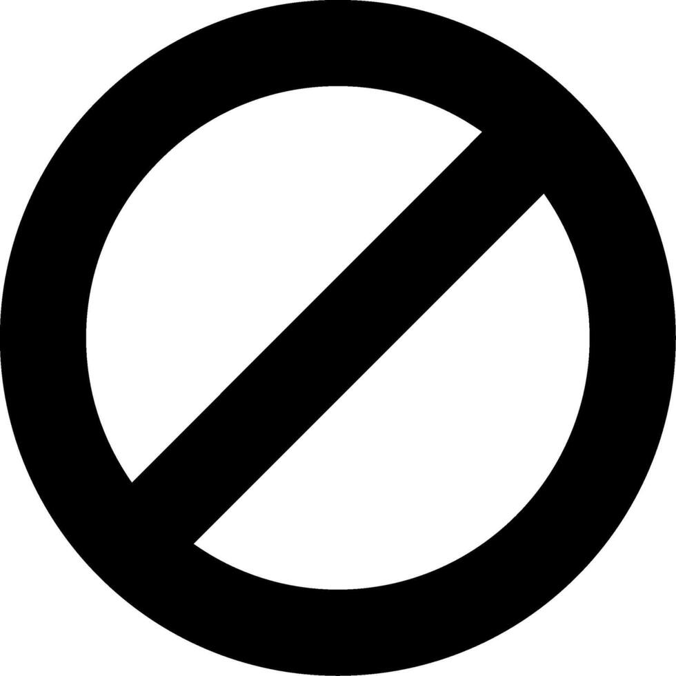 Banned Icon Design vector
