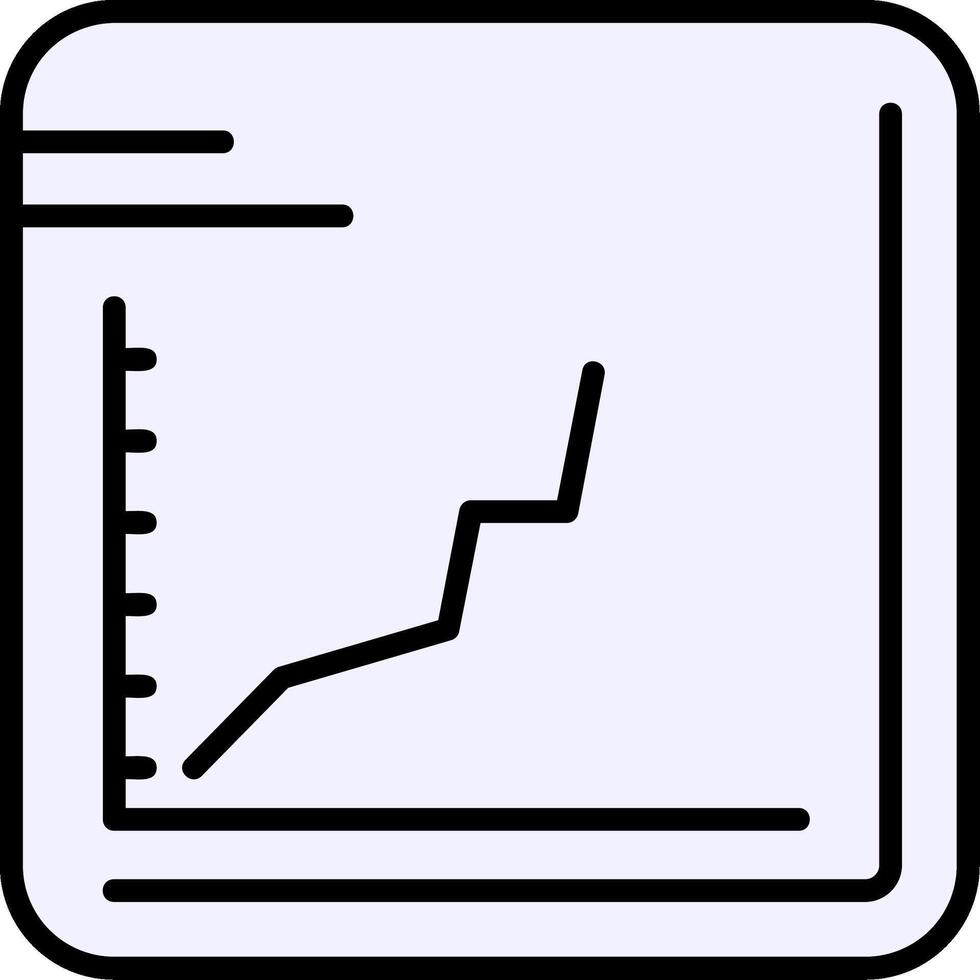 Line chart Icon Design vector