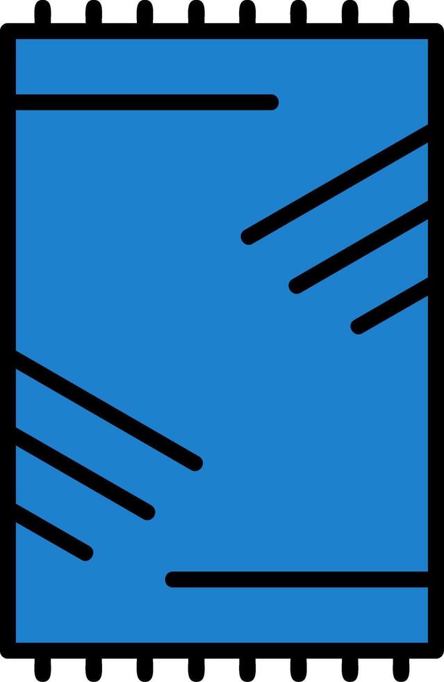 Beach mat Icon Design Symbol vector