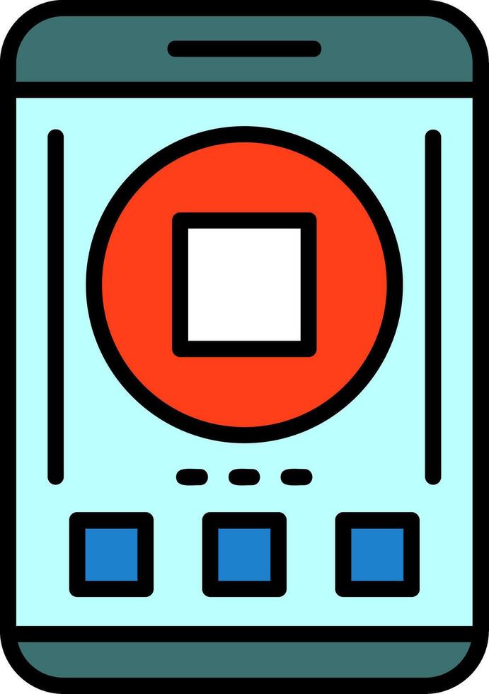 Stop Icon Design Symbol vector