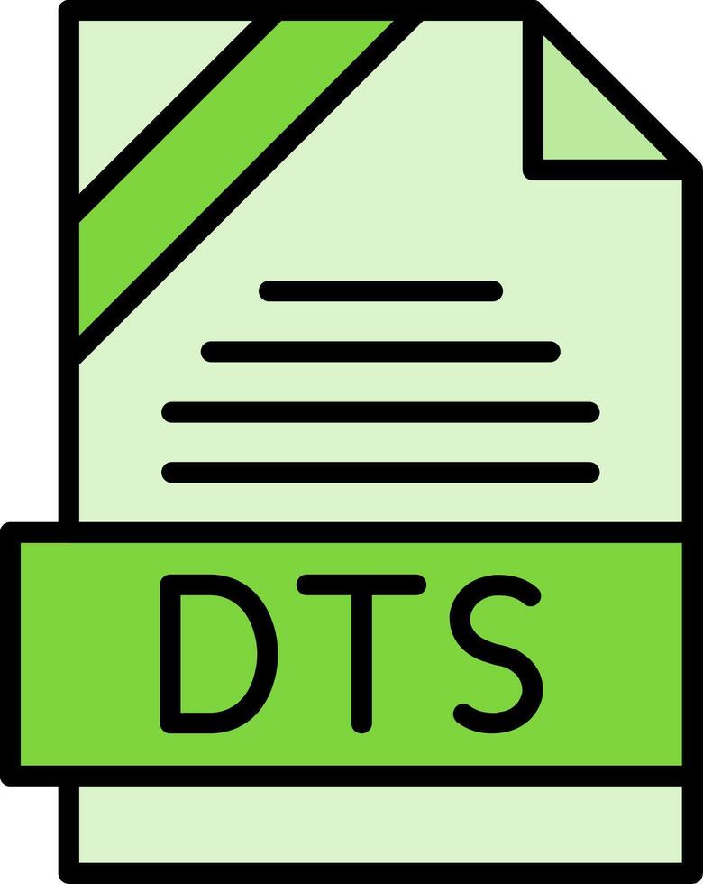 DTS Icon Design vector