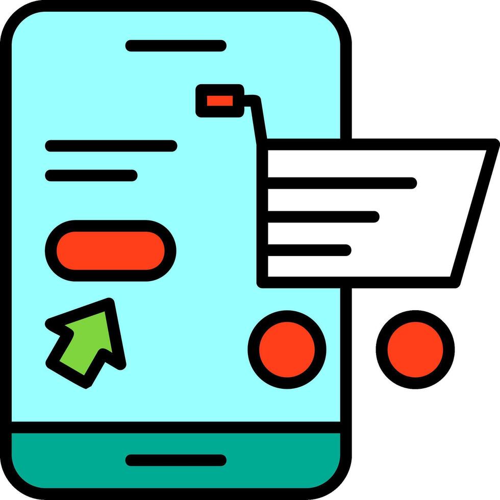 Online shopping Icon Design Symbol vector