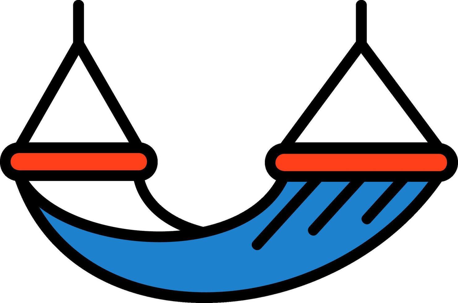 Hammock Icon Design Symbol vector