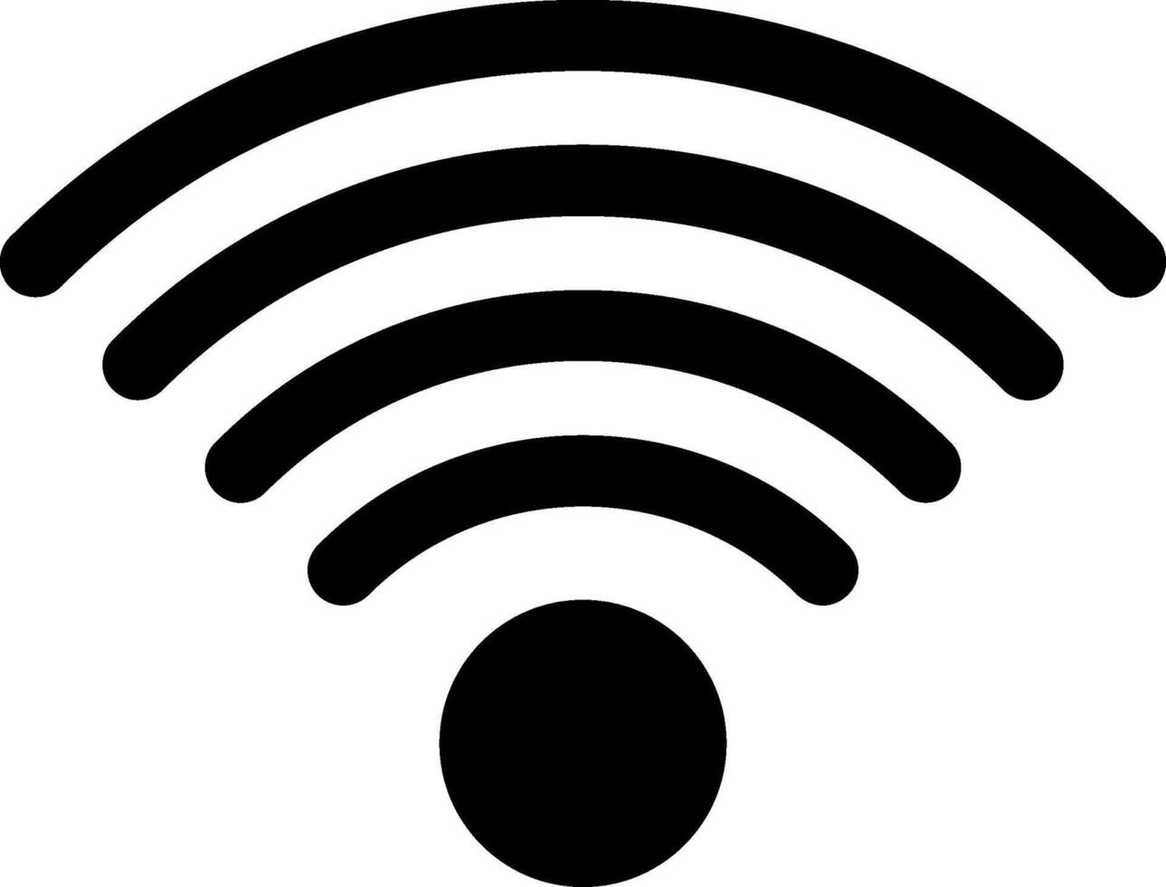 Wifi Signal Icon Design vector