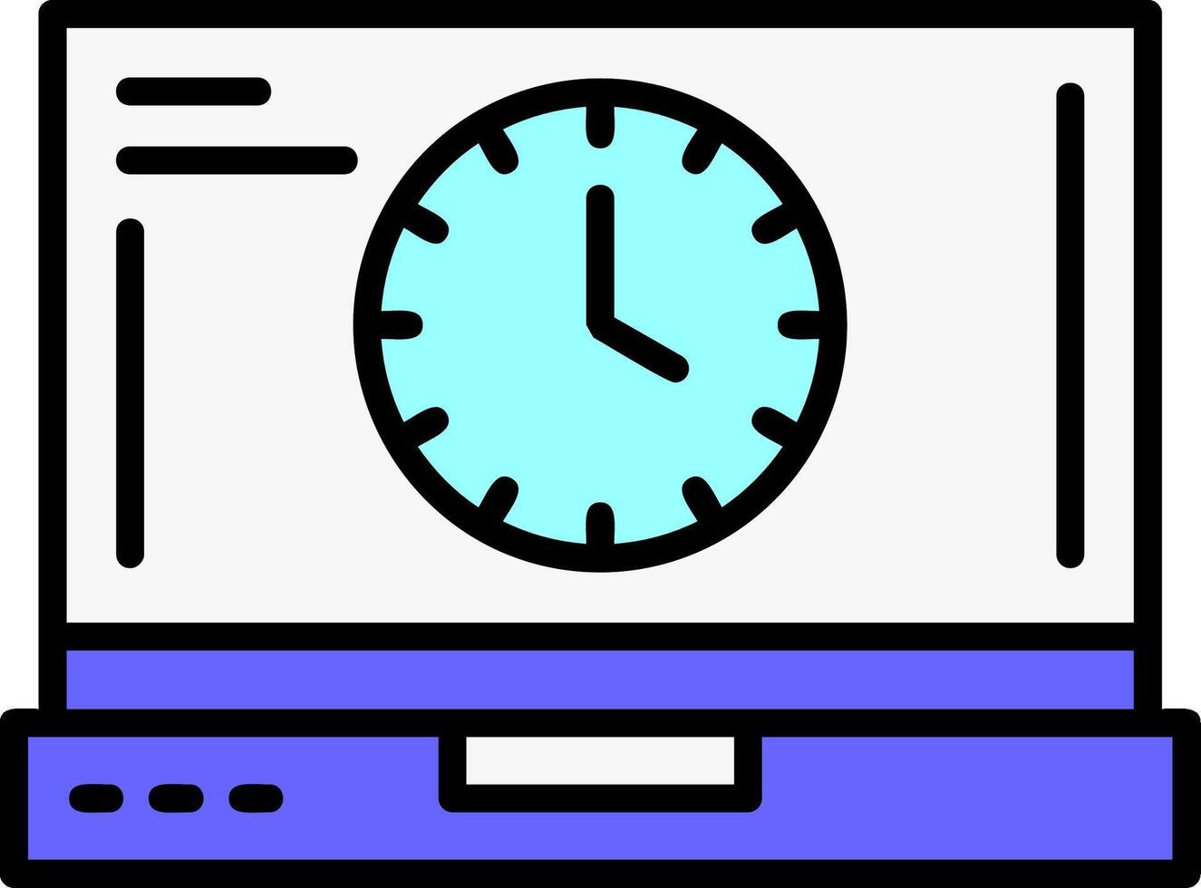 Clock Icon Design vector