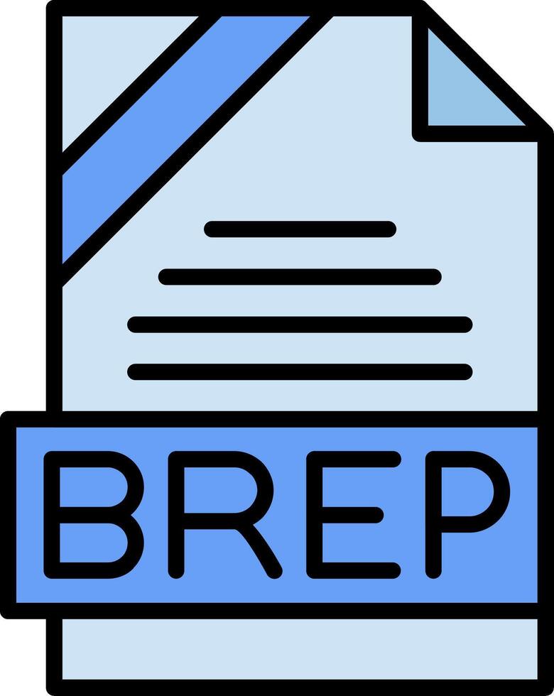 BREP Icon Design vector
