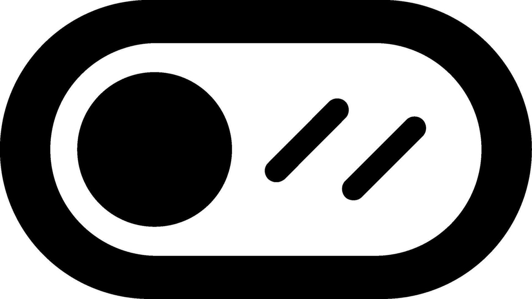 Toggle Button Icon Design vector