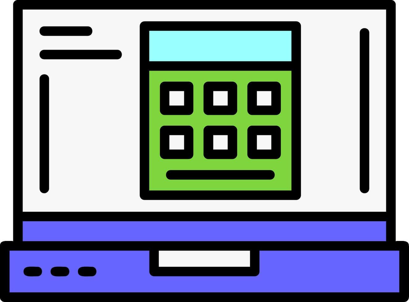 Calculator Icon Design vector