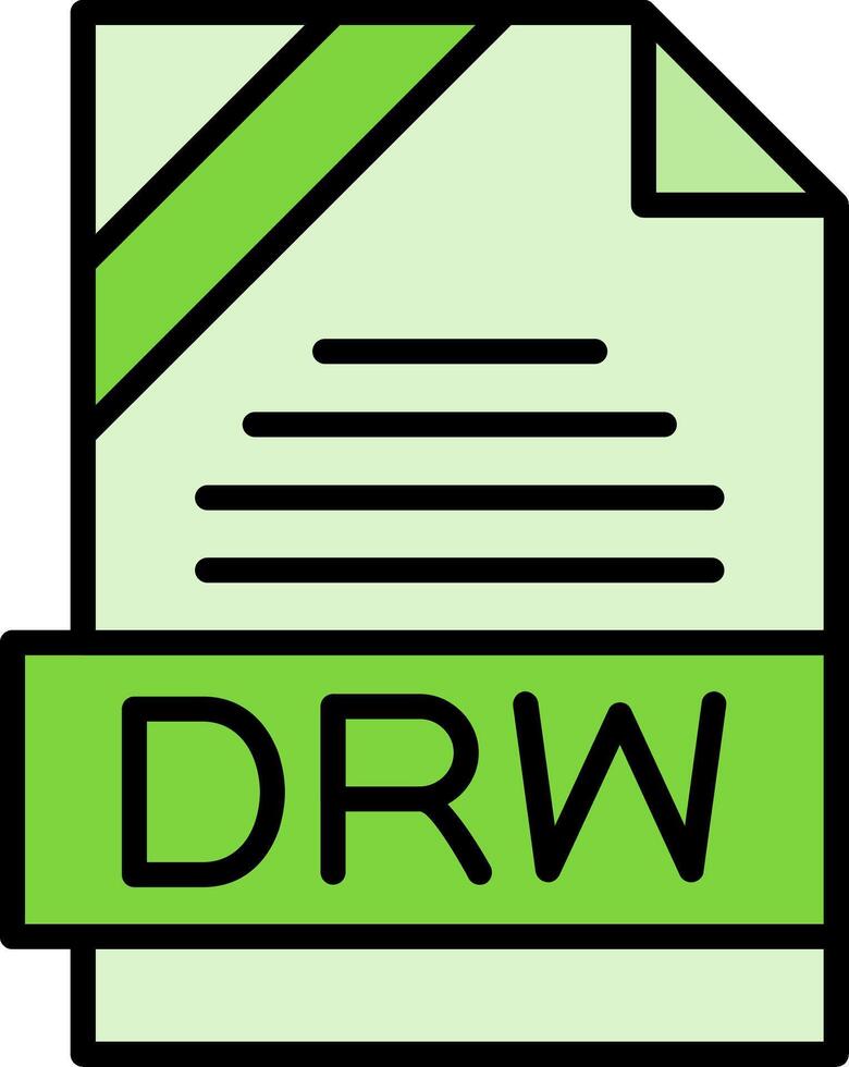 DRW Icon Design vector