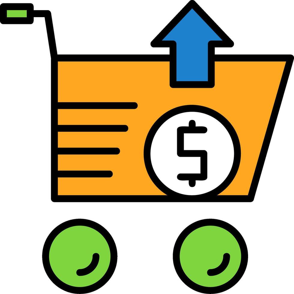 Upselling Icon Design vector