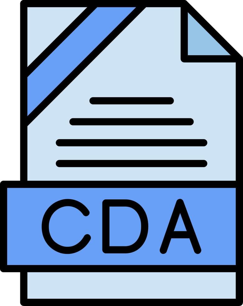 CDA Icon Design vector