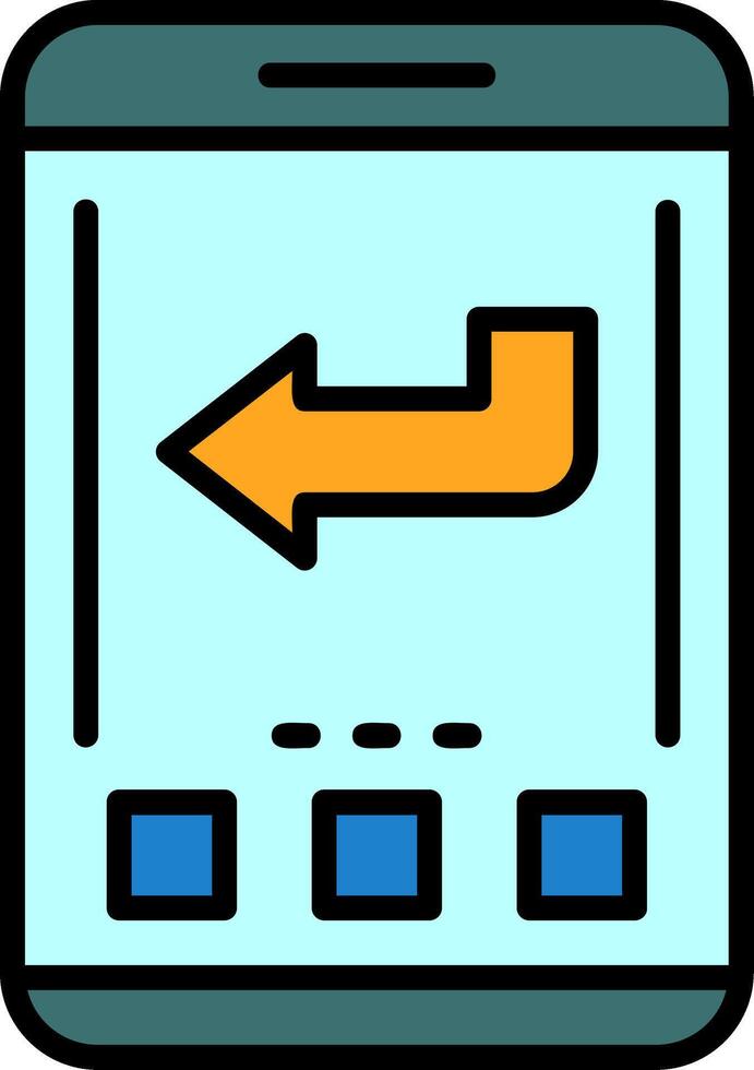Back Icon Design Symbol vector