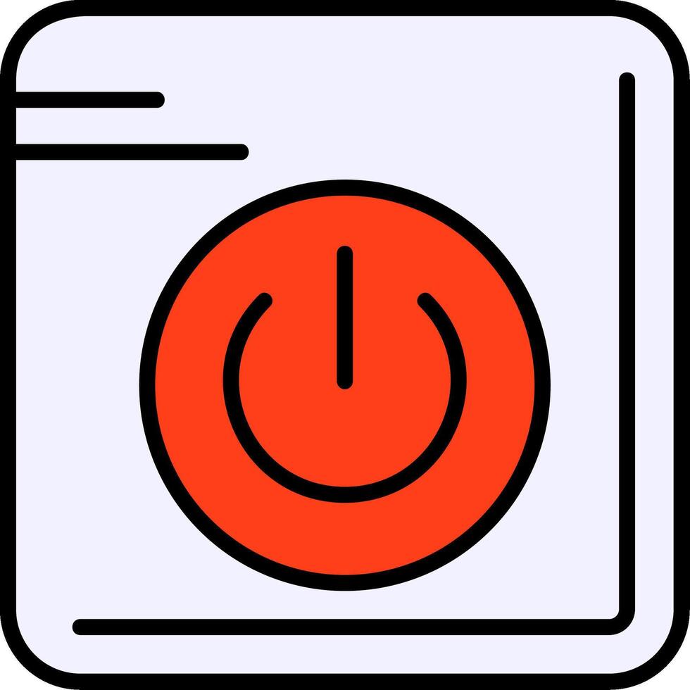 Power Icon Design vector