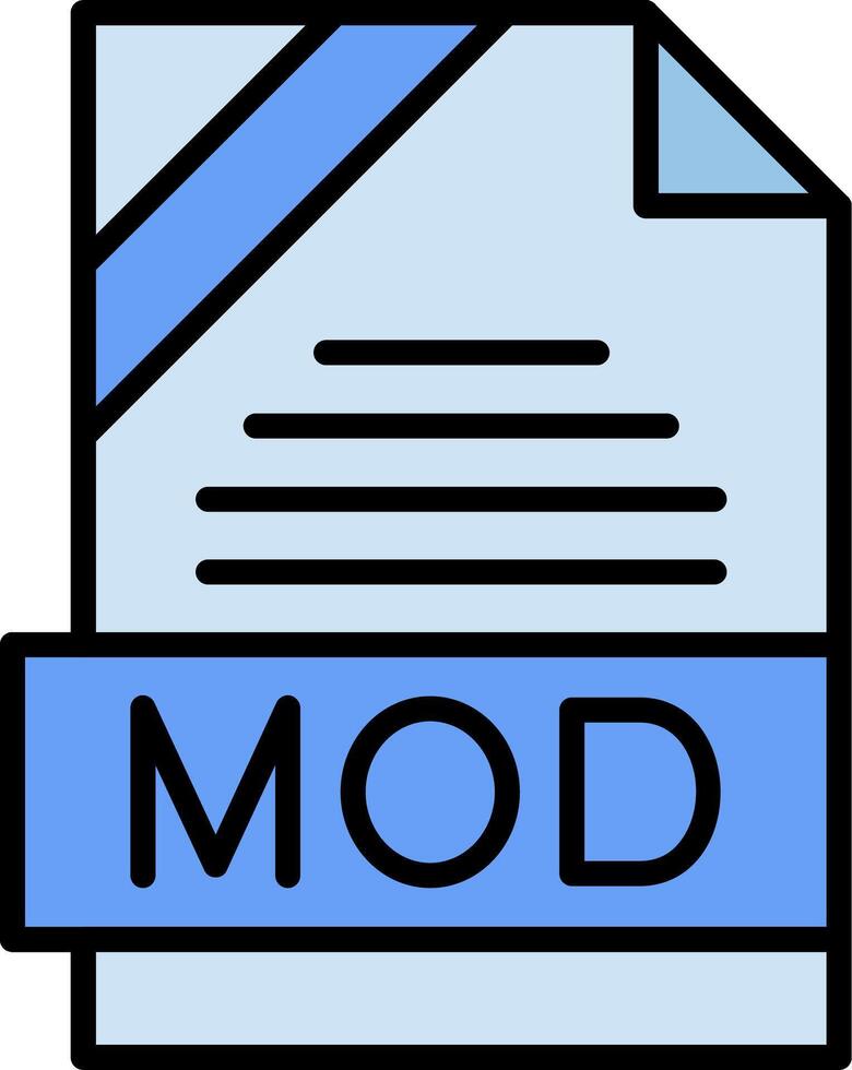 MOD Icon Design vector
