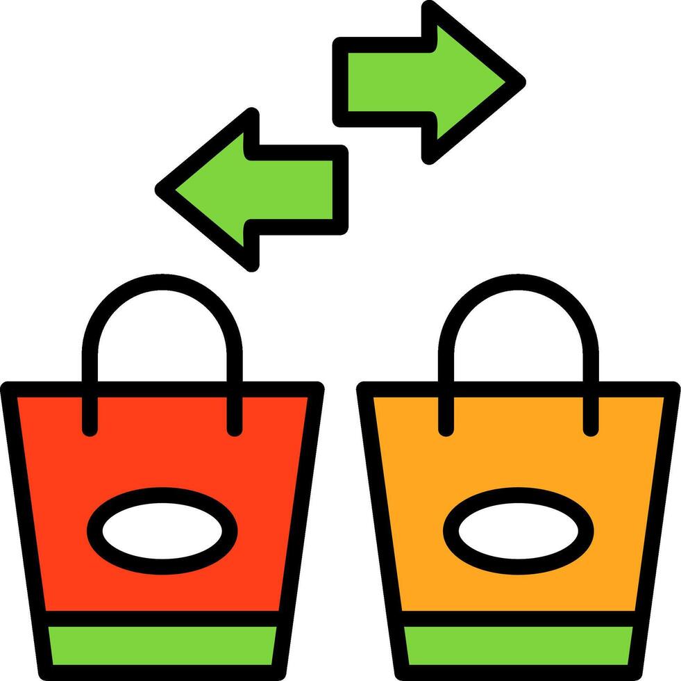 Exchange Icon Design vector