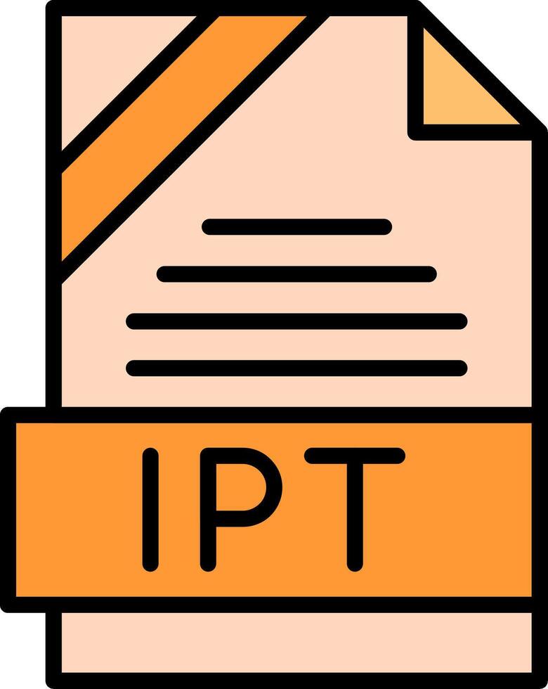 IPT Icon Design vector