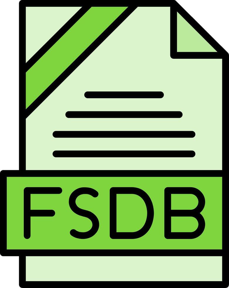 FSDB Icon Design vector