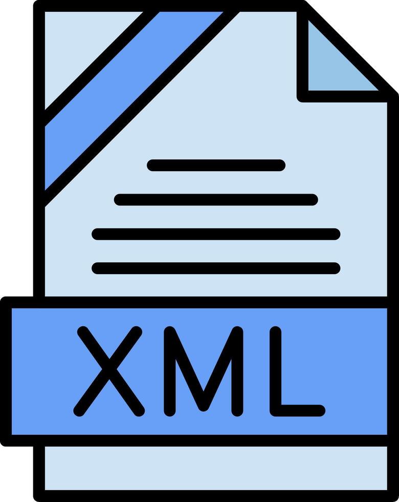 XML Icon Design vector