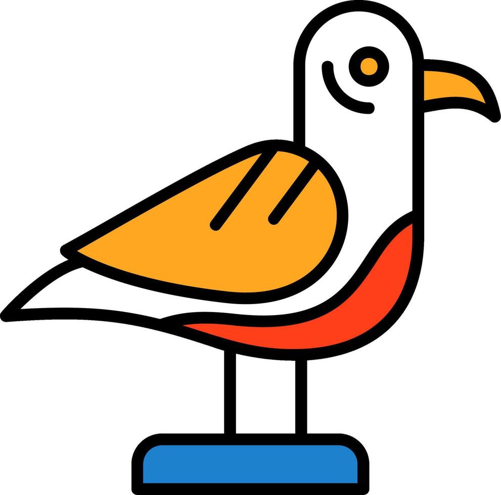 Seagull Icon Design Symbol vector