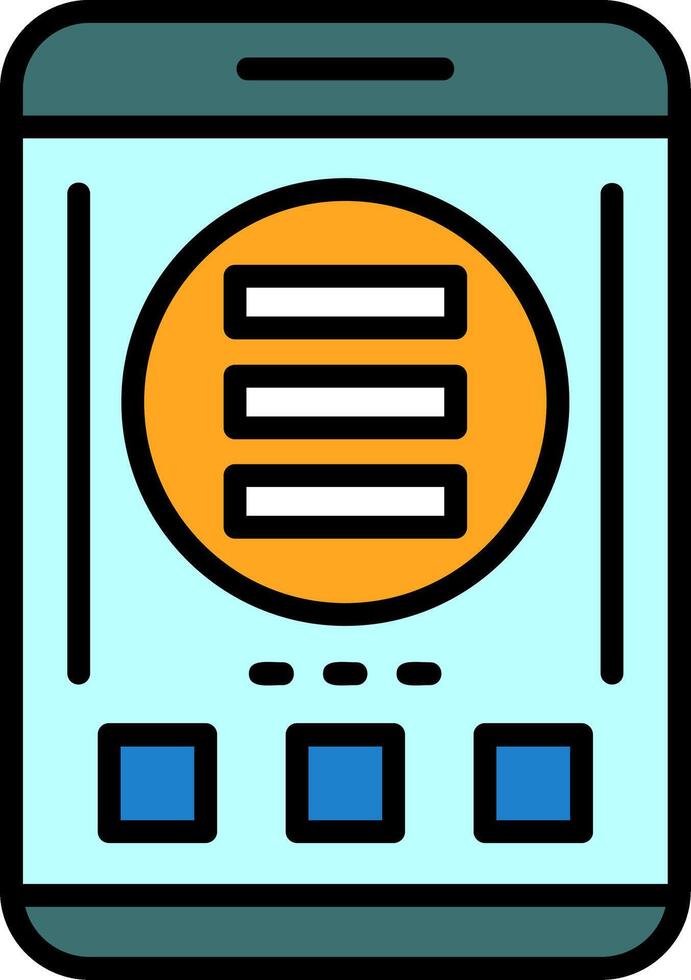 Hamburger menu Icon Design Symbol vector