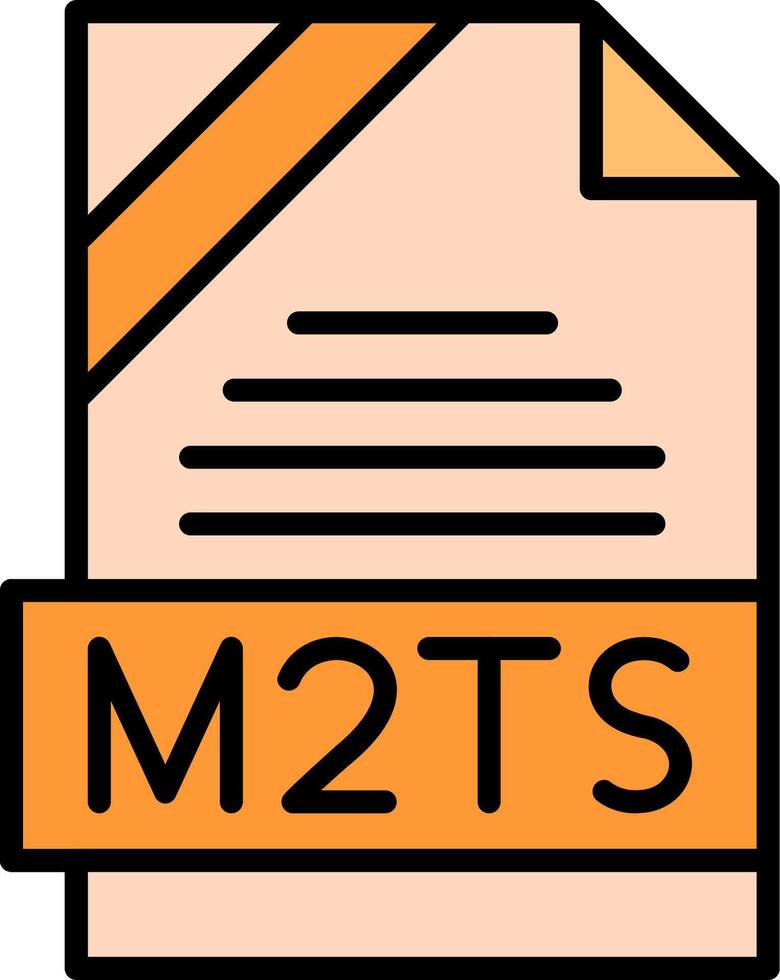 M2TS Icon Design vector