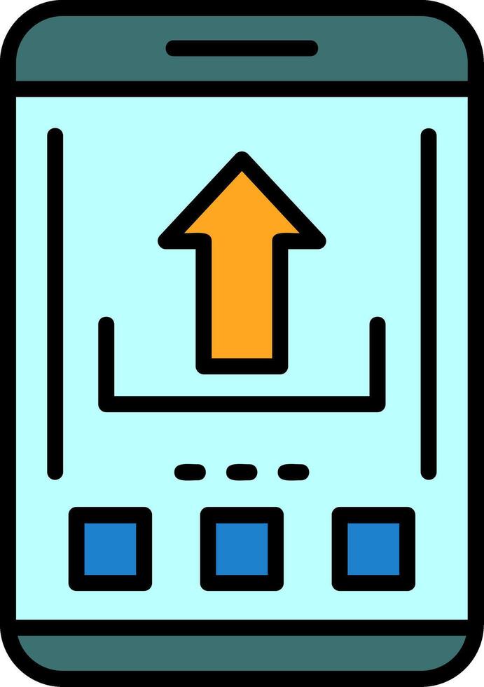 Upload Icon Design Symbol vector