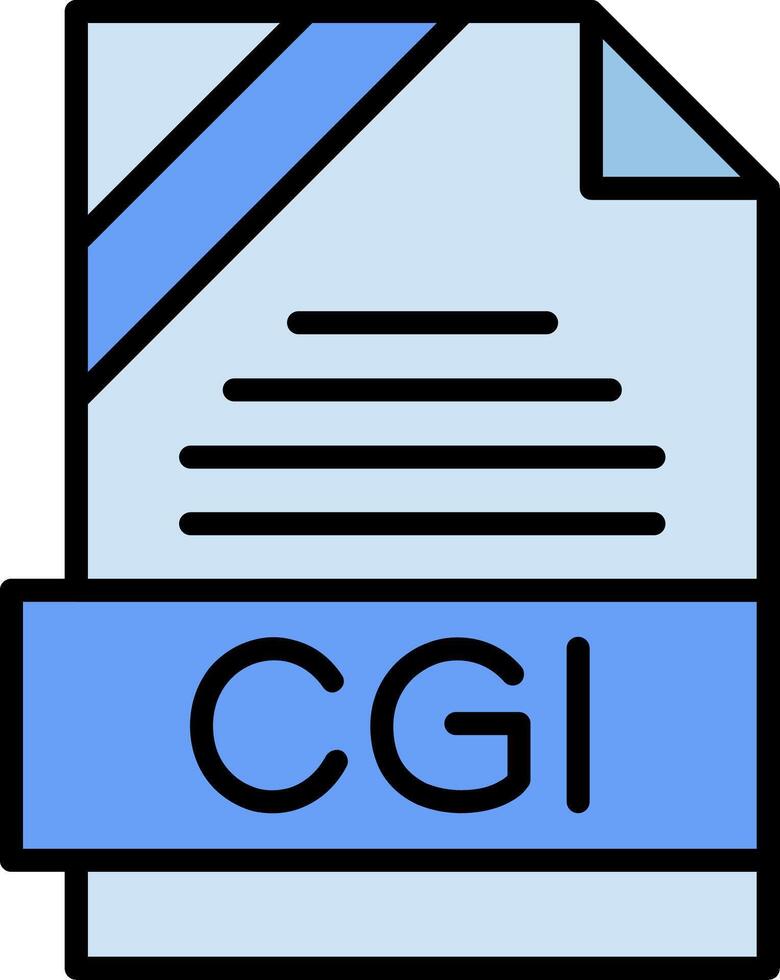 CGI Icon Design vector