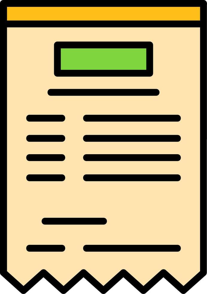 Invoice Icon Design vector