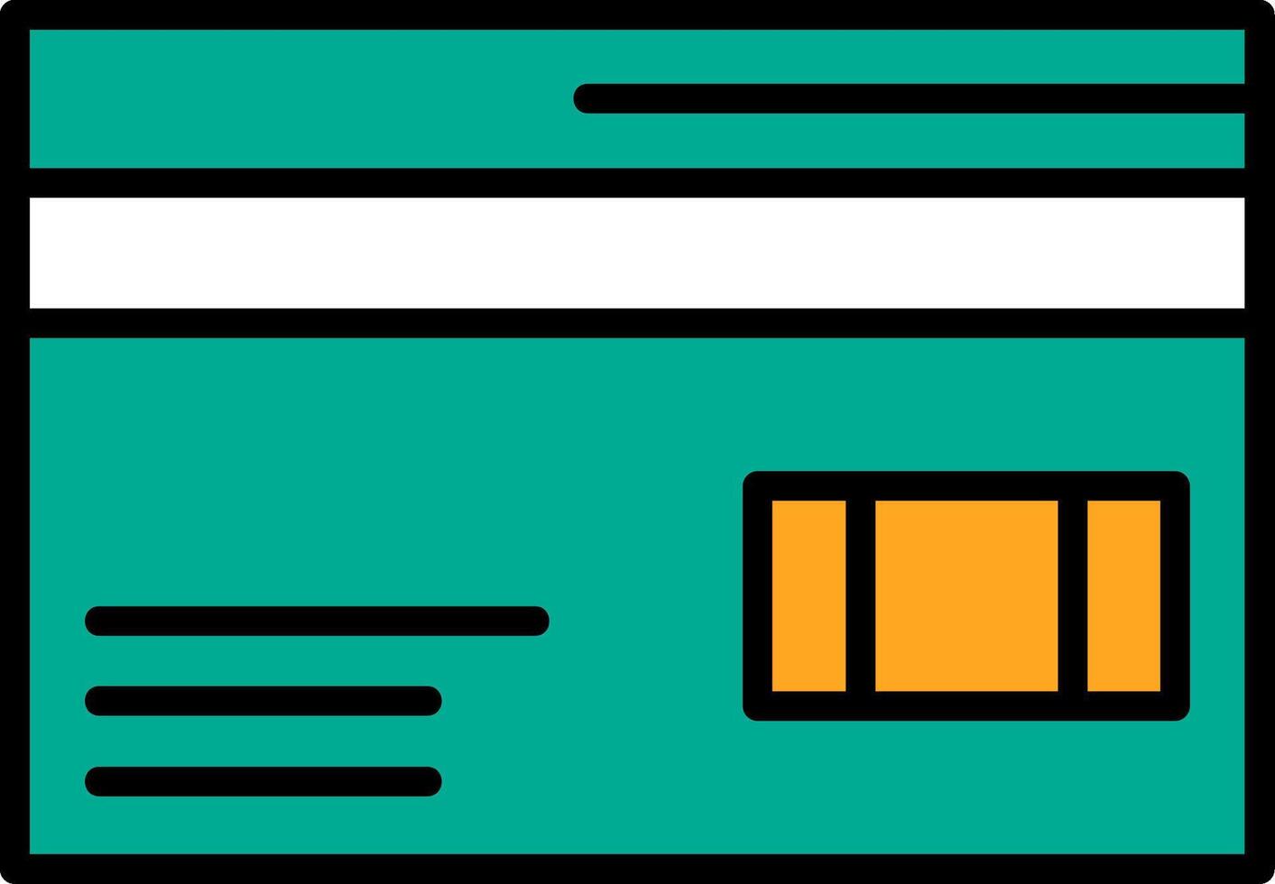 Credit card Icon Design Symbol vector