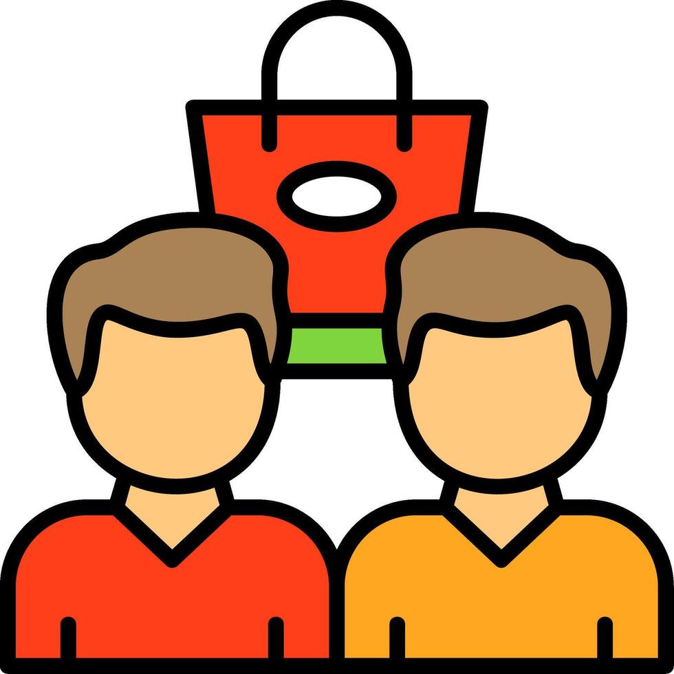 Shopping Community Icon Design vector