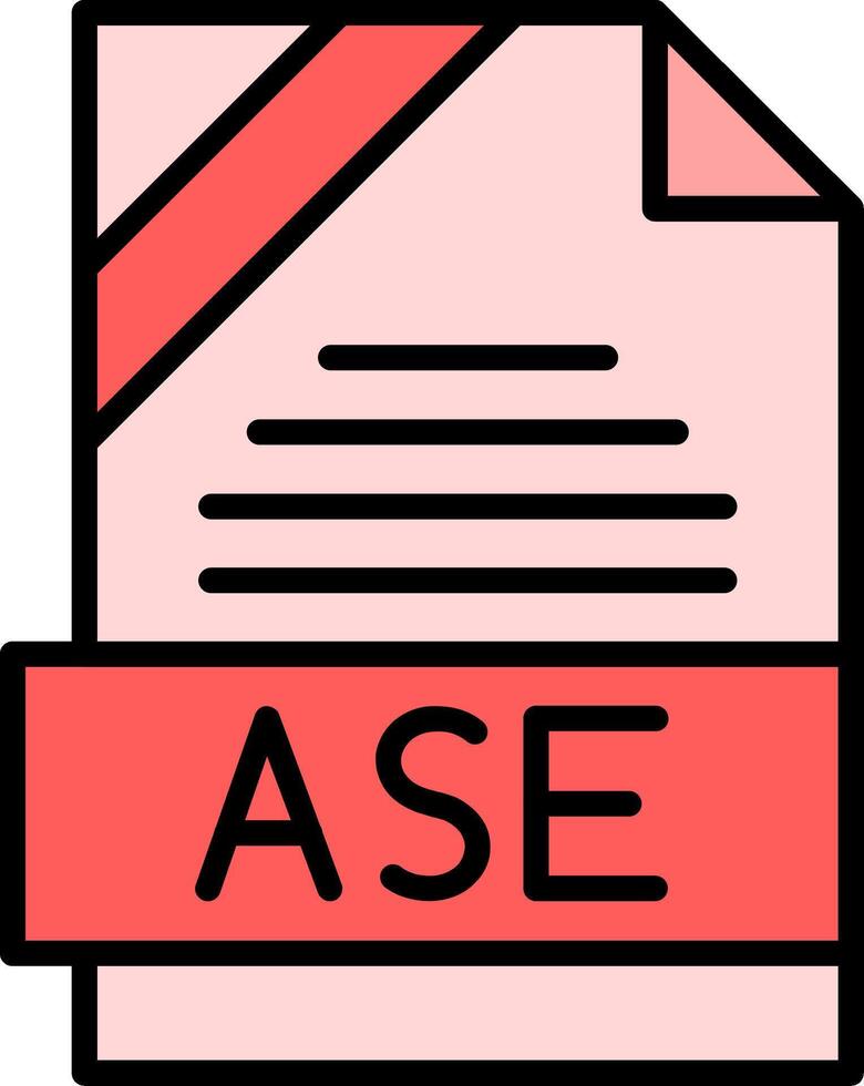 ASE Icon Design vector