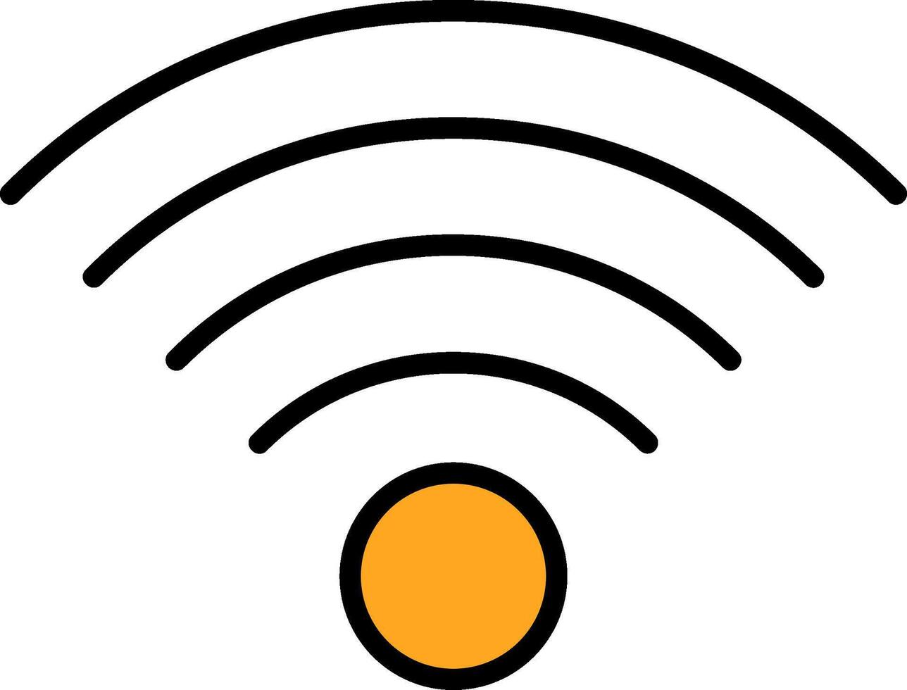 Wifi Signal Icon Design vector
