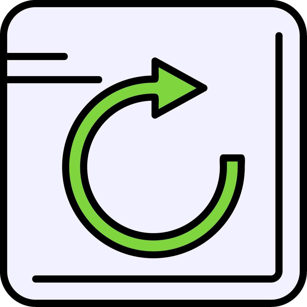 Undo Icon Design vector