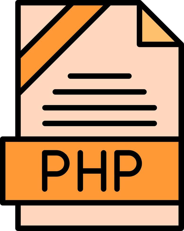 PHP Icon Design vector