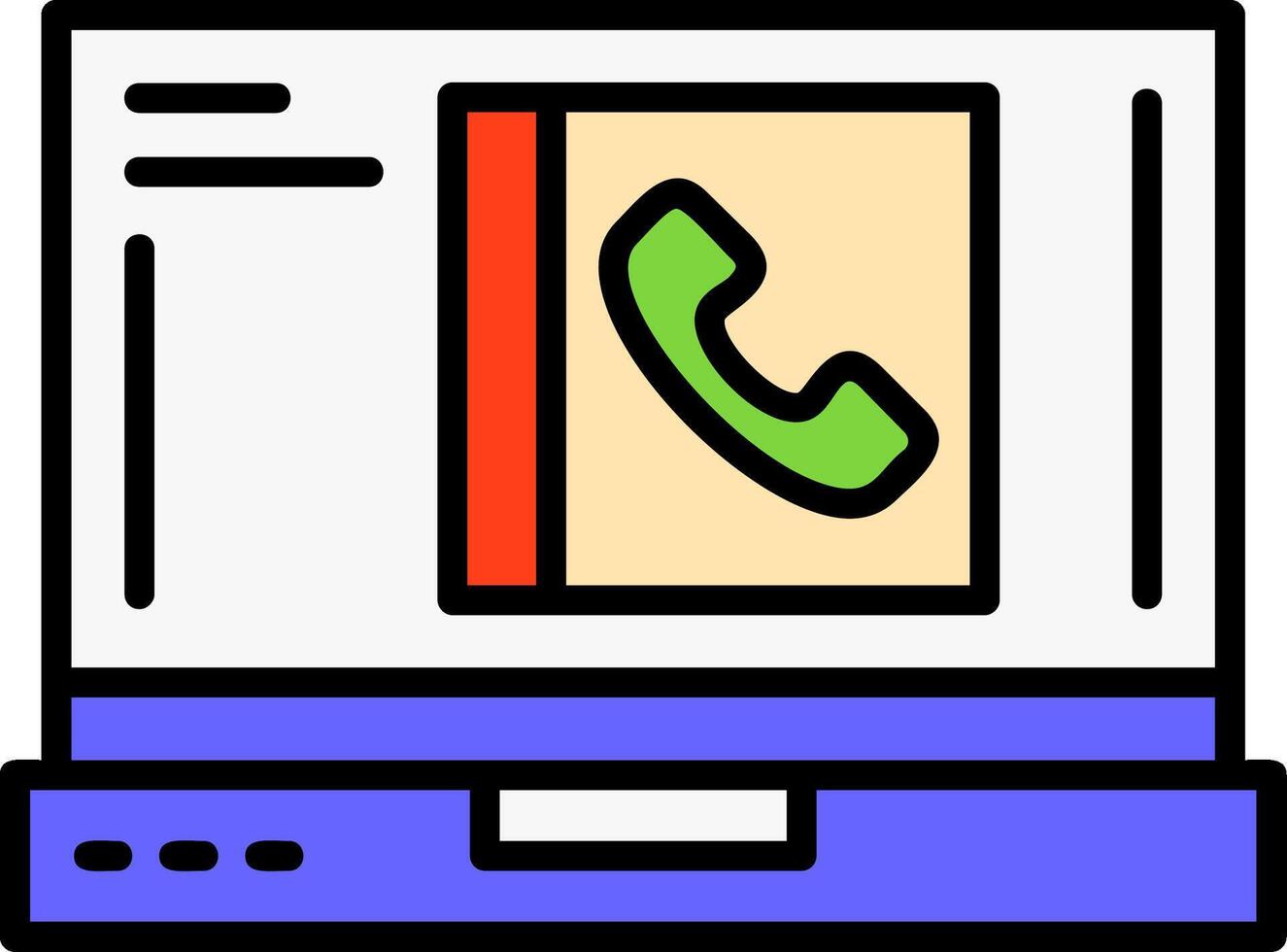 Contacts Icon Design vector