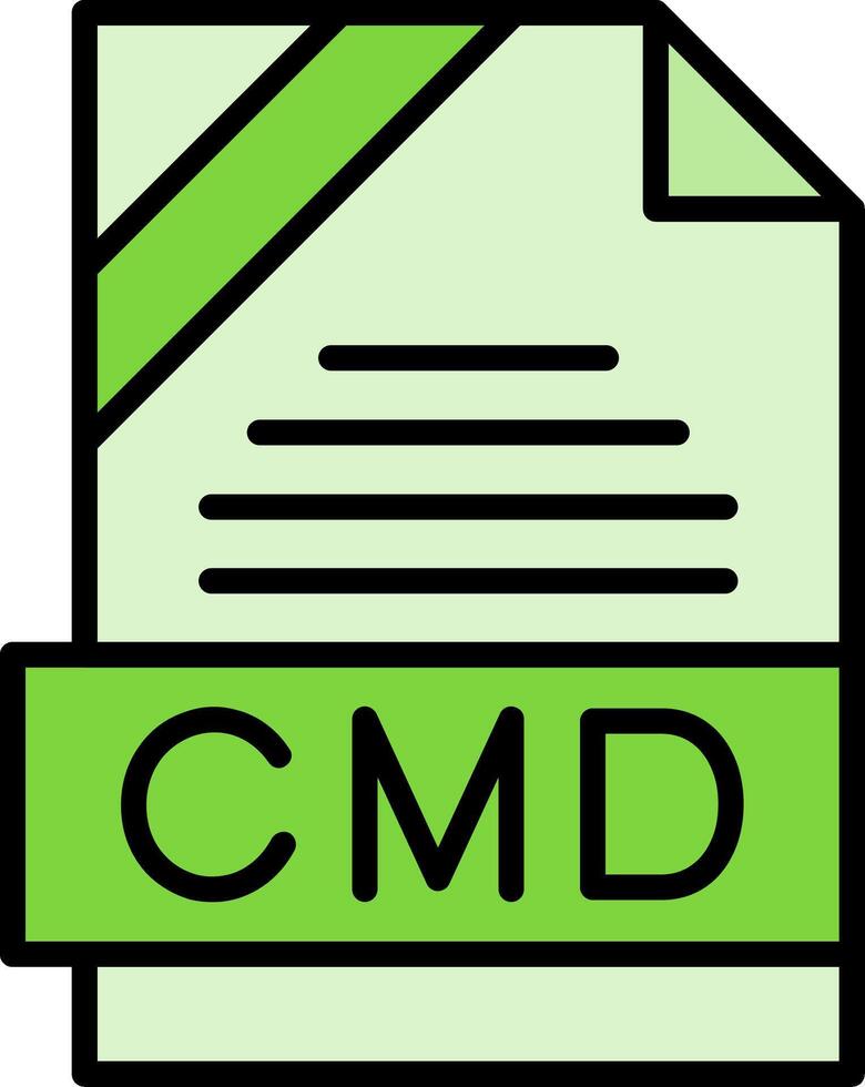 CMD Icon Design vector