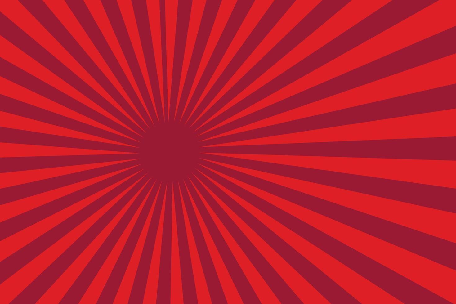 Sun rays retro vintage style on red background, Sunburst pattern background. Rays. Summer banner illustration. Abstract sunburst wallpaper for template business social media advertising. vector