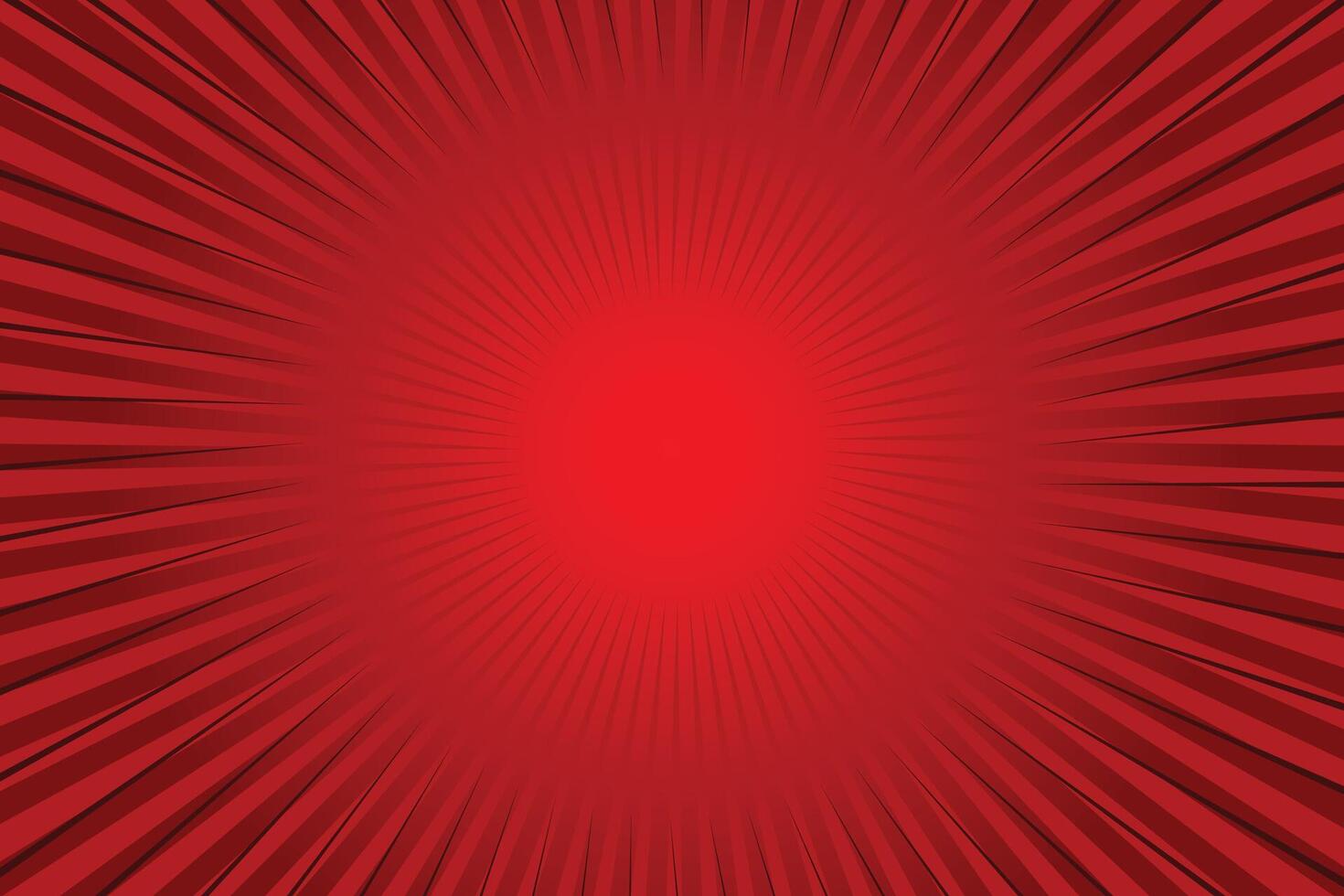 Red sun rays retro with paper texture background. Abstract burst sun rays pattern design. vector