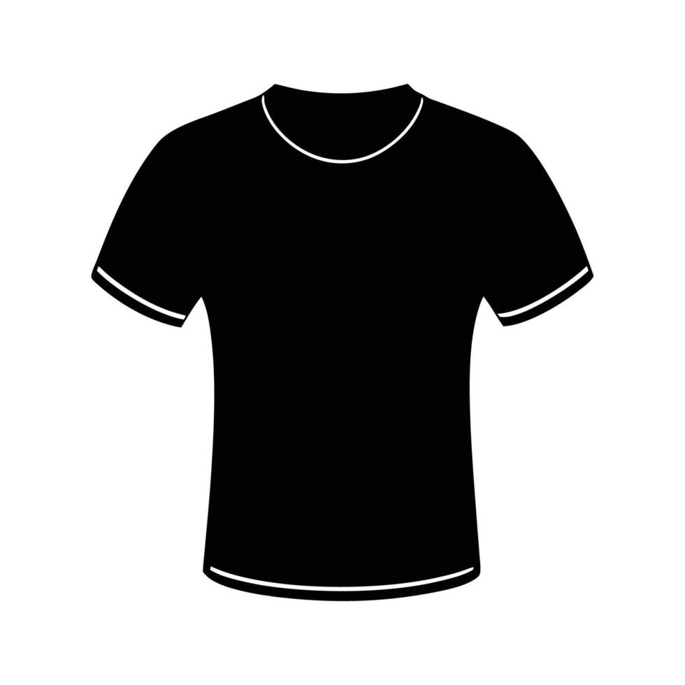 black tshirt template design vector