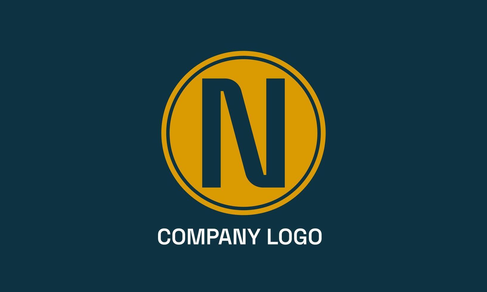 N elegant Logo for your Business vector
