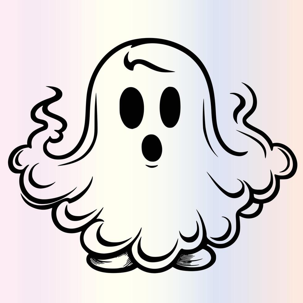 Haunted Hues Color Your Favorite Ghosts vector