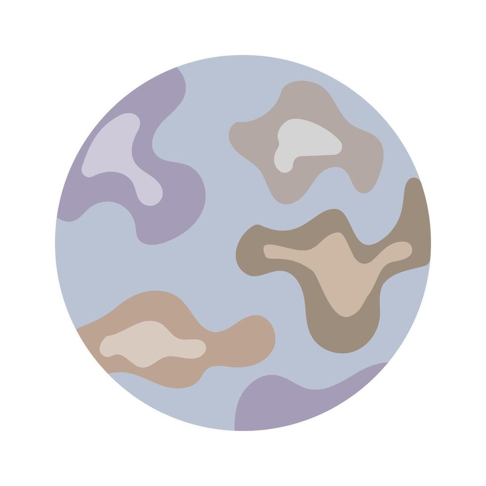 Mercury planet illustration vector