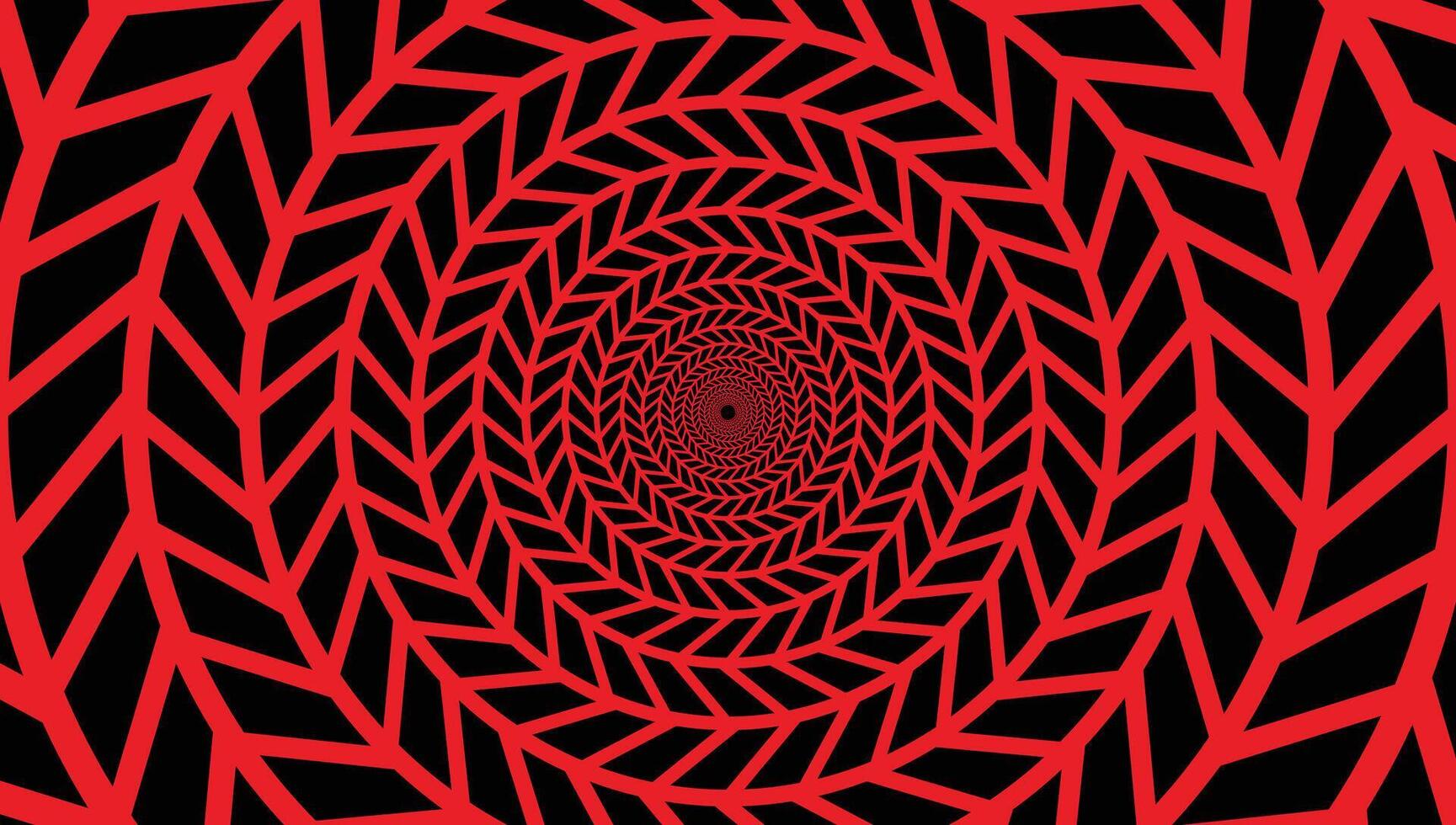 red spiral background vector