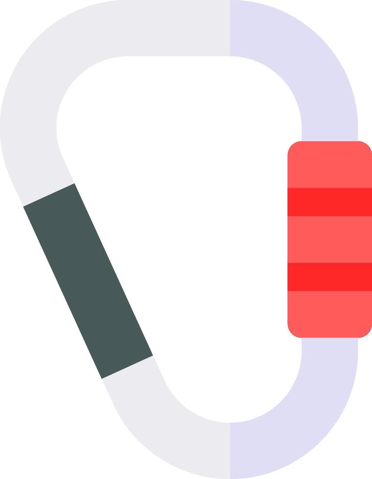 carabiner illustration design vector