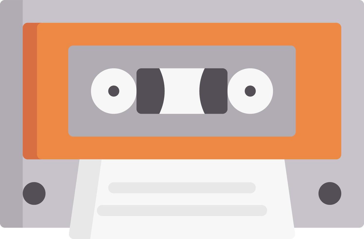 casette illustration design vector