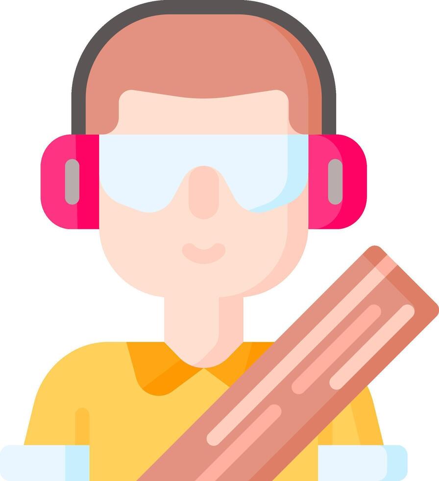 carpenter illustration design vector