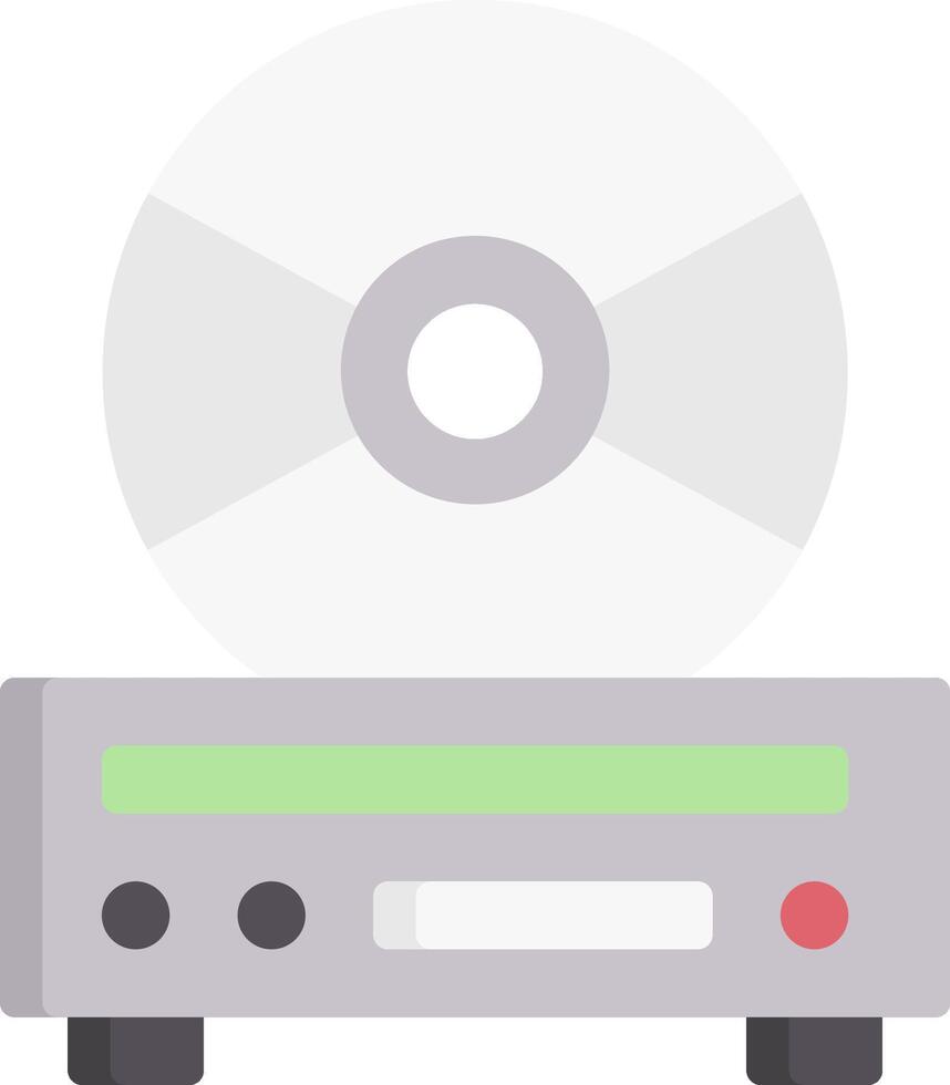 cd player illustration design vector