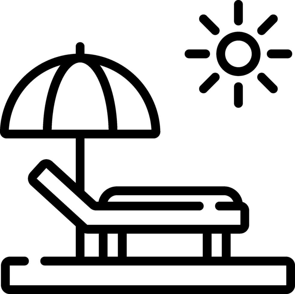 hammock illustration design vector