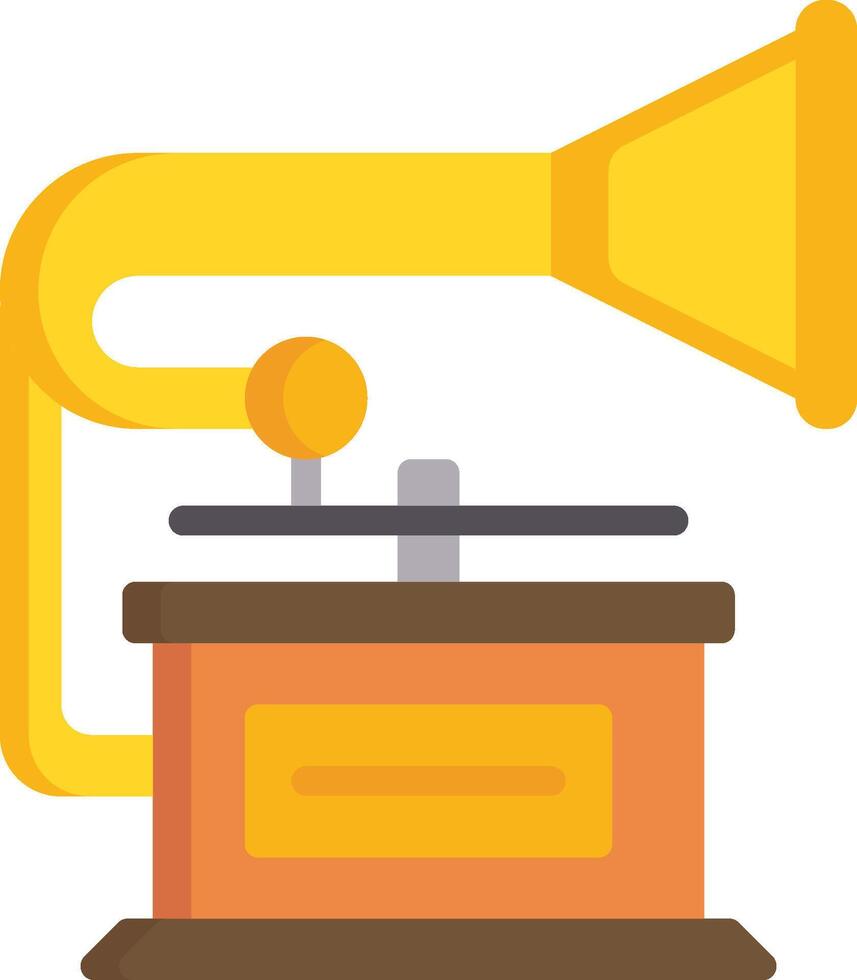 gramophone illustration design vector